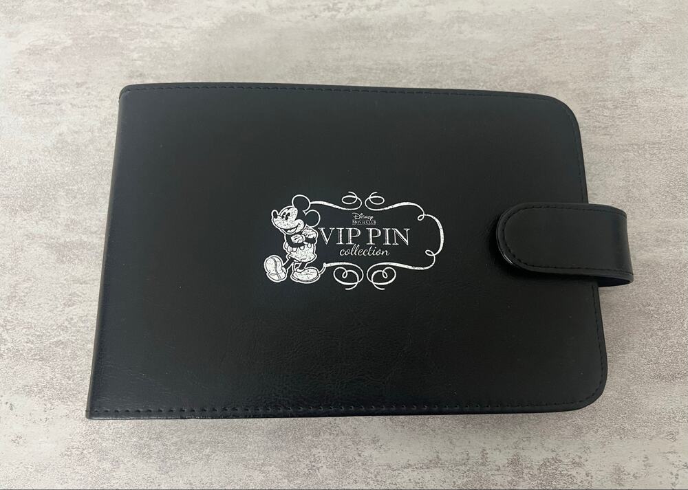 Disney Movie Club VIP Pin Collection Exclusive Book- 9”x6” Black & Silver